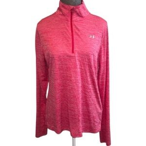 Under Armour Women's Pink Heathered Pullover